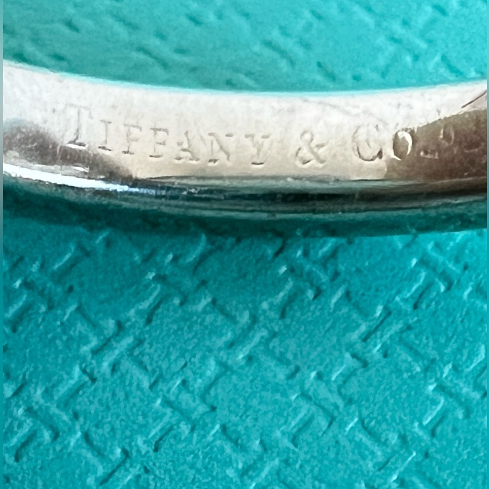 🔴Authentic Vintage TIFFANY & CO Paloma Picasso Diamond Sterling Silver Ring🔴 - Picture 6 of 7